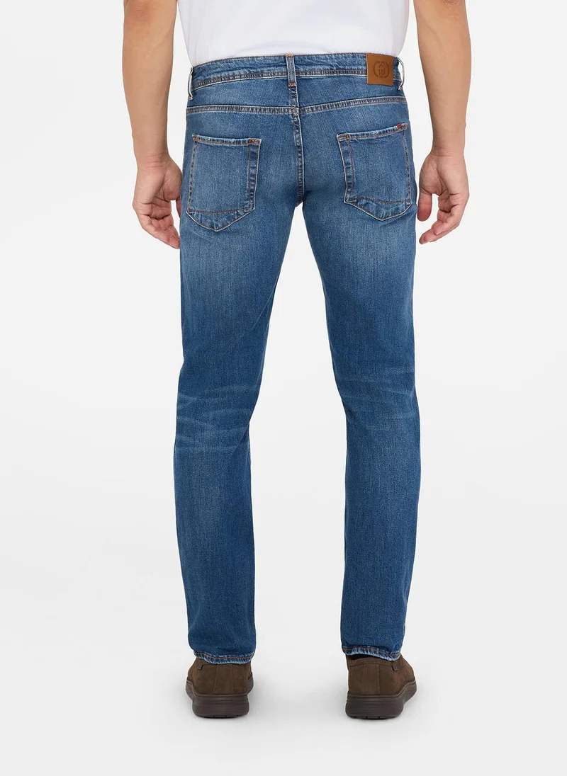 ليو جو جينز قطن مستقيم الساق