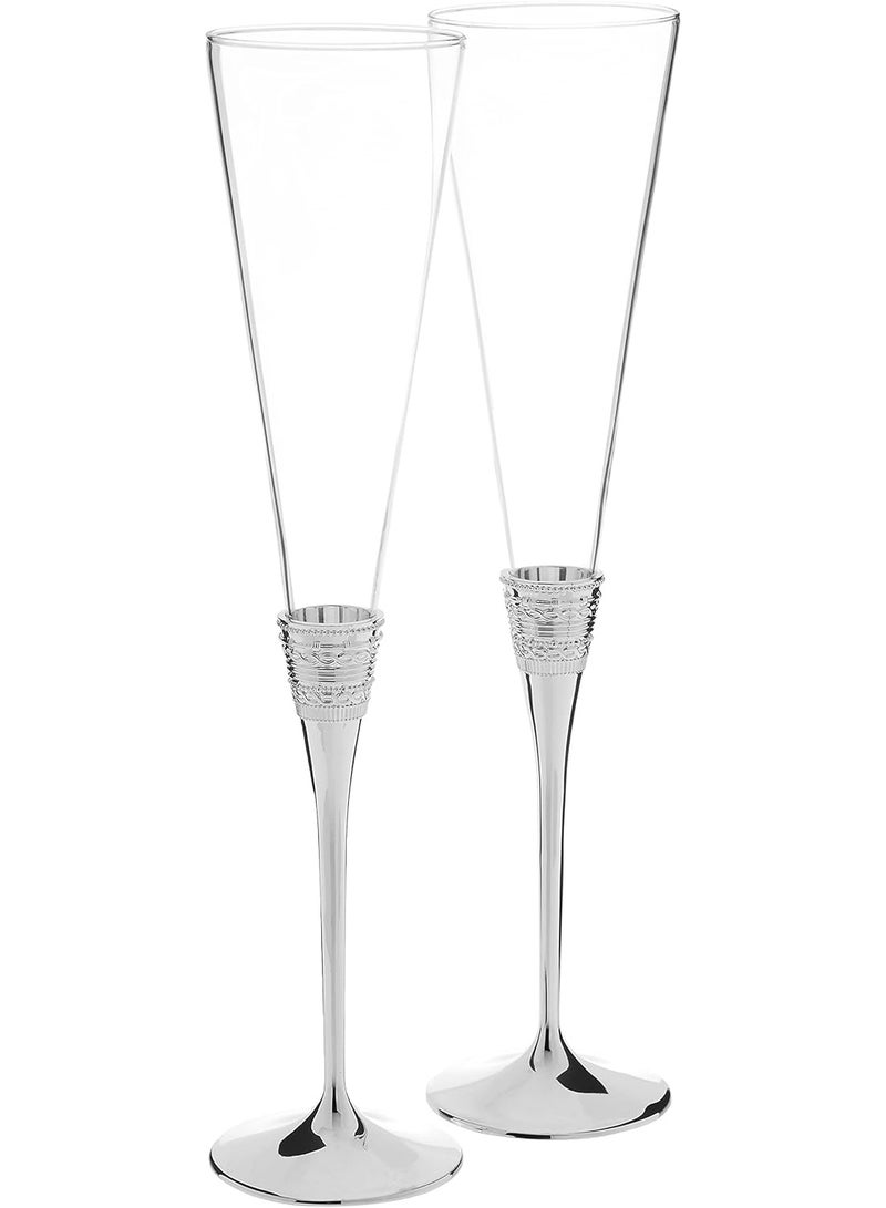 Wedgwood Vera Wang for Wedgwood With Love Toasting Flute Pair - Image 1