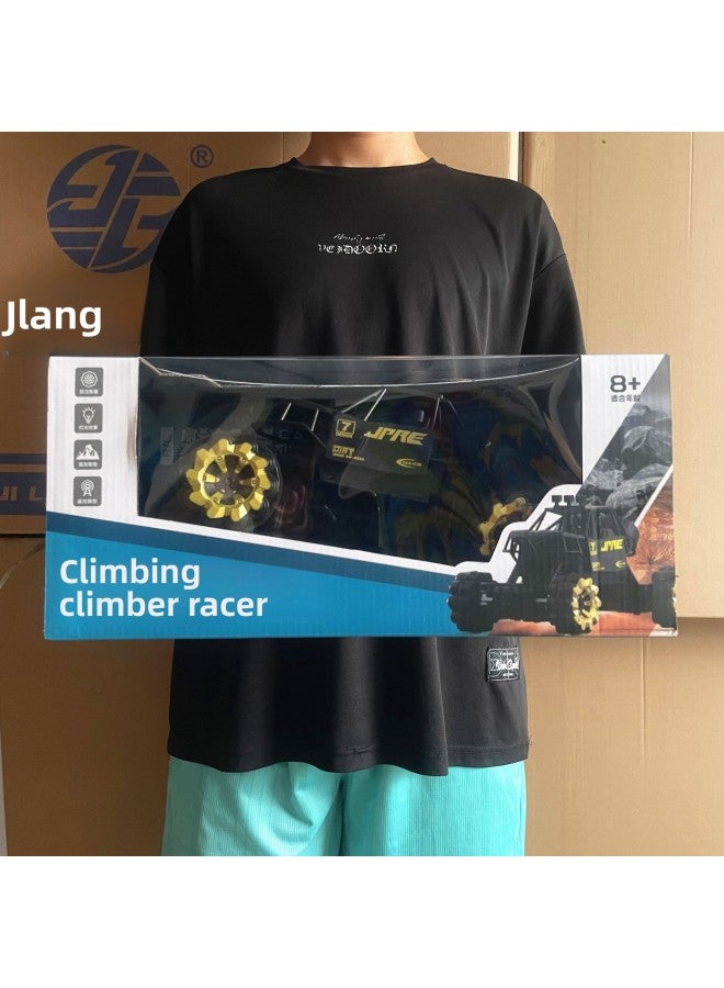 Children's Electric Wireless Four-way Remote Control Car Off-road Vehicle Climbing Car Boy 4 Toy Car Model Gift-Color:9966-2 Four-way Shock-free Off-road Vehicle 【not Charged】】 - Image 1