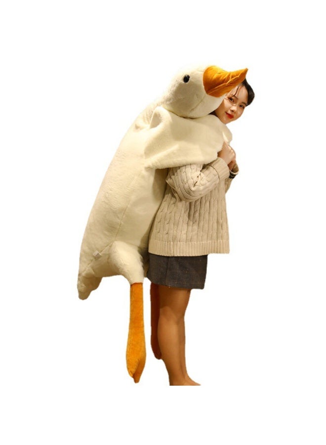 Plush Goose Feather Toy Pillow - Soft and Fluffy Swan-Filled Animal Pillow, Perfect Gift for Kids and Friends (50cm)  - Image 3