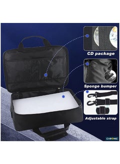 CARONIC Storage Bag Travel Protective Case Handbag Shoulder compatible With PS5 Console Storage Package  - Image 3