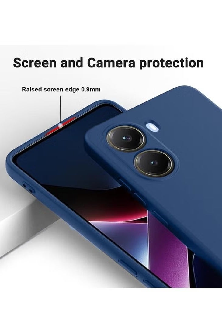 BORTONY Xiaomi Poco X7 Pro 5G Case Cover Premium Silicone Shockproof Protective Case Anti-Scratch with Inner Microfiber Lining Cover For Xiaomi Poco X7 Pro 5G - Image 5