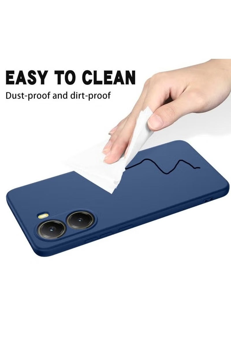 BORTONY Xiaomi Poco X7 Pro 5G Case Cover Premium Silicone Shockproof Protective Case Anti-Scratch with Inner Microfiber Lining Cover For Xiaomi Poco X7 Pro 5G - Image 3