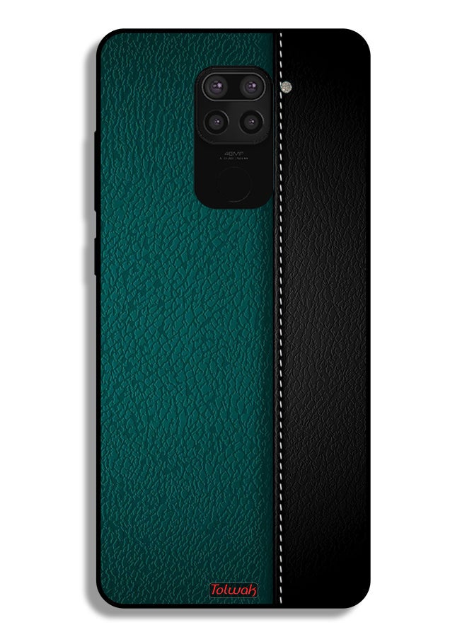 Tolwak Xiaomi Redmi Note 9 Protective Case Cover Leather Pattern - Image 2