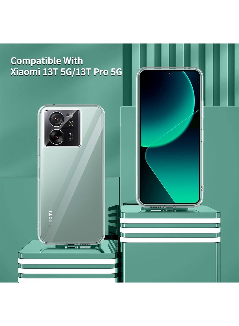 Techie Xiaomi 13T / Xiaomi 13T Pro TPU Soft Corner Ultra Slim Clear Case Shockproof Anti Fingerprint Transparent Protective Back Cover - Image 4