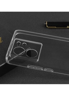 Techie Xiaomi 13T / Xiaomi 13T Pro TPU Soft Corner الترا سليم حافظة شفافة مقاومة للصدمات ومضادة لبصمة الإصبع غطاء خلفي واقٍ شفاف  - Image 4