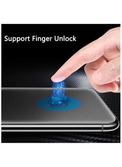 FARROBIZZ FARROBIZZ 2 Pack Matte Privacy Tempered Glass for Samsung Galaxy S24 Ultra Anti-glare Anti-Spy Screen Protector Anti-Peeping Film Support Finger Unlock 6.8 inch  - Image 4