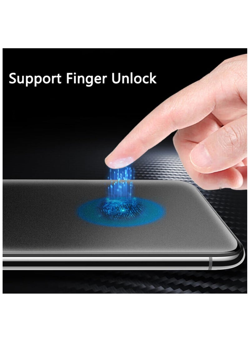 FARROBIZZ 2 Pack Matte Privacy Tempered Glass for Samsung Galaxy S24 Ultra Anti-glare Anti-Spy Screen Protector Anti-Peeping Film Support Finger Unlock 6.8 inch