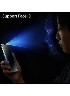 FARROBIZZ FARROBIZZ 2 Pack Matte Privacy Tempered Glass for Samsung Galaxy S24 Ultra Anti-glare Anti-Spy Screen Protector Anti-Peeping Film Support Finger Unlock 6.8 inch  - Image 5