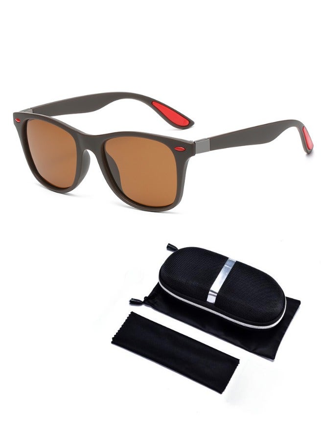 4-Piece Set Of Men's And Women's Sunglasses, Outdoor Casual Sports Glasses, Suitable For Vacation Driving And Cycling - Image 1