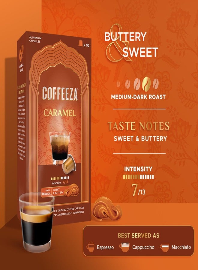 Coffeeza Flavoured Variety Pack Aluminium Coffee Capsules Caramel, Hazelnut and Vanilla (30 Pods) - Image 4