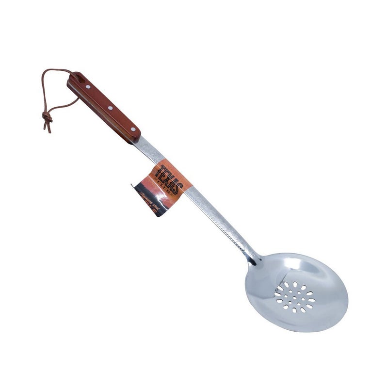 Texas Club Kazan Skimmer Spoon – Heavy-Duty Barbecue & Outdoor Cooking Utensil for Stews & Soups