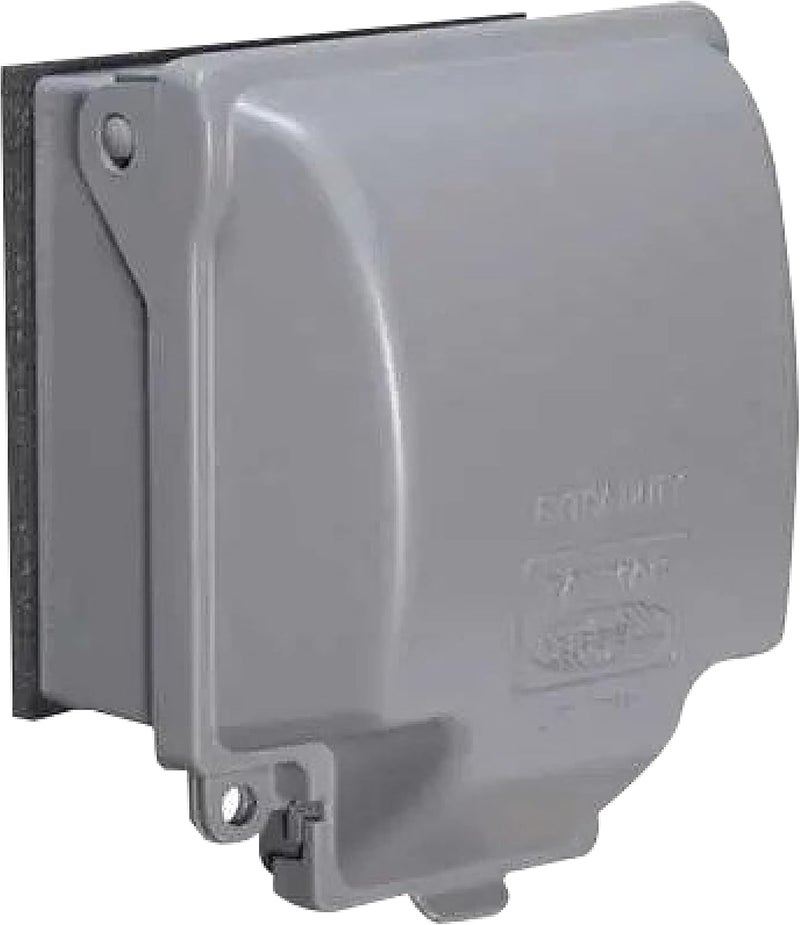 TayMac MX6200 RaynGuard Extra Duty Metal Weatherproof In-Use Cover, 2-Gang, Gray - Image 2