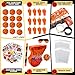 Silipull 152 Pcs Ball Piata Ball Party Supplies with Blindfold and Stick for Kids Birthday Party Decorations Foam Stress Slap Bracelets Whistle Favors for Boys GirlsBasketball - Image 4