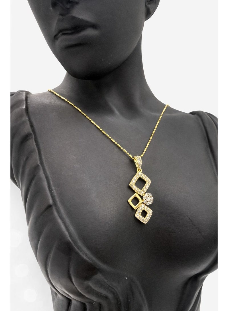 Swiss gold 18K gold necklace, weight 2.97 grams. - Image 1