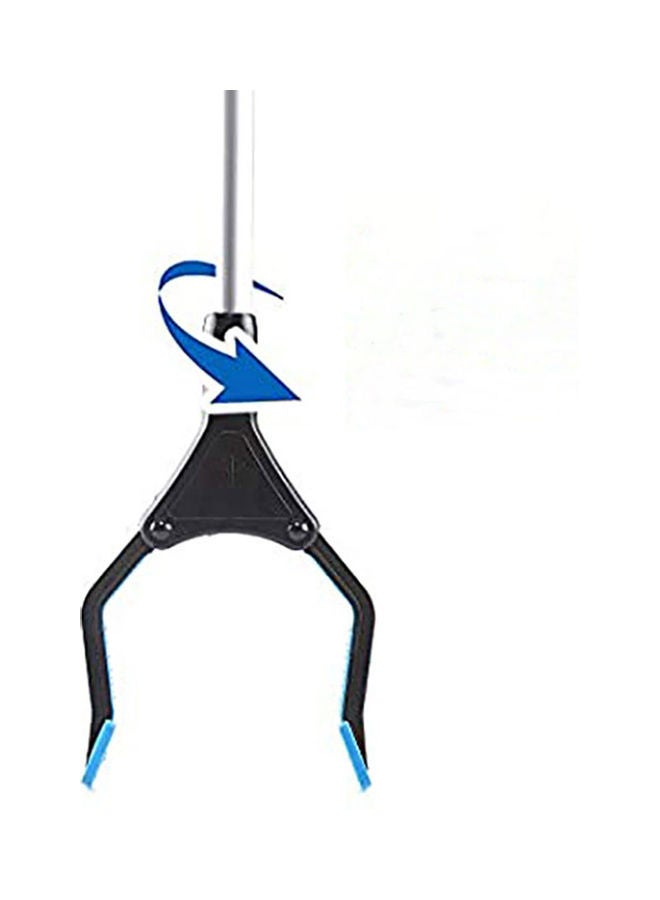 Aluminum Alloy Curved Handle Design Foldable Long Trash Clamps Multicolour - Image 1