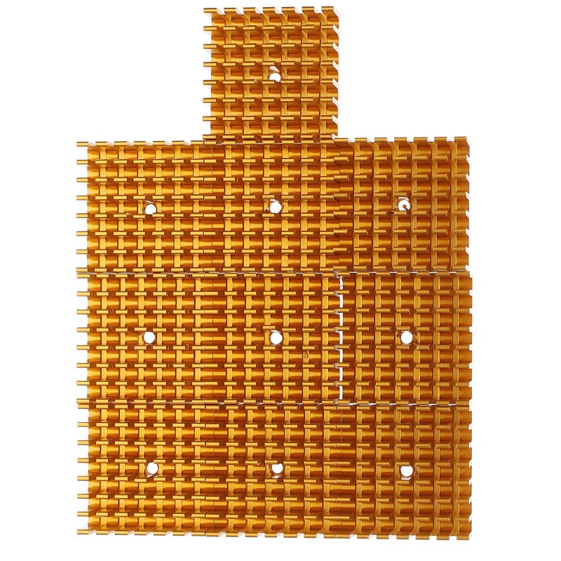 مشتت حراري من الألومنيوم مع زعنفة تبريد 28x28x11 مم لشرائح IC وGPU وCPU، كتلة تبديد حراري - Image 2