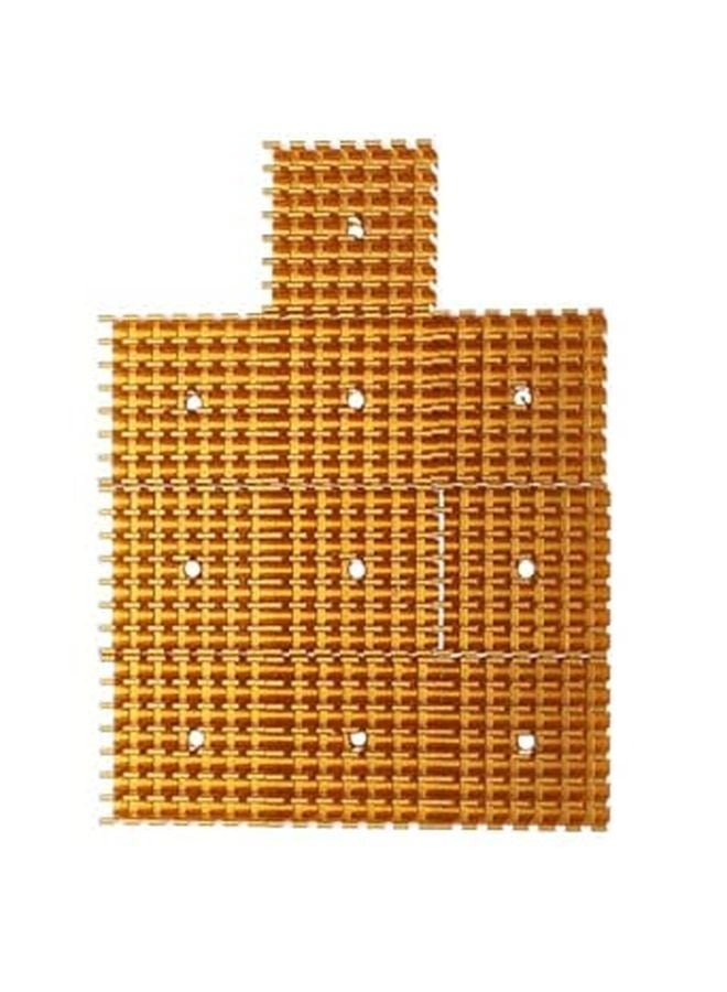 مشتت حراري من الألومنيوم مع زعنفة تبريد 28x28x11 مم لشرائح IC وGPU وCPU، كتلة تبديد حراري - Image 1