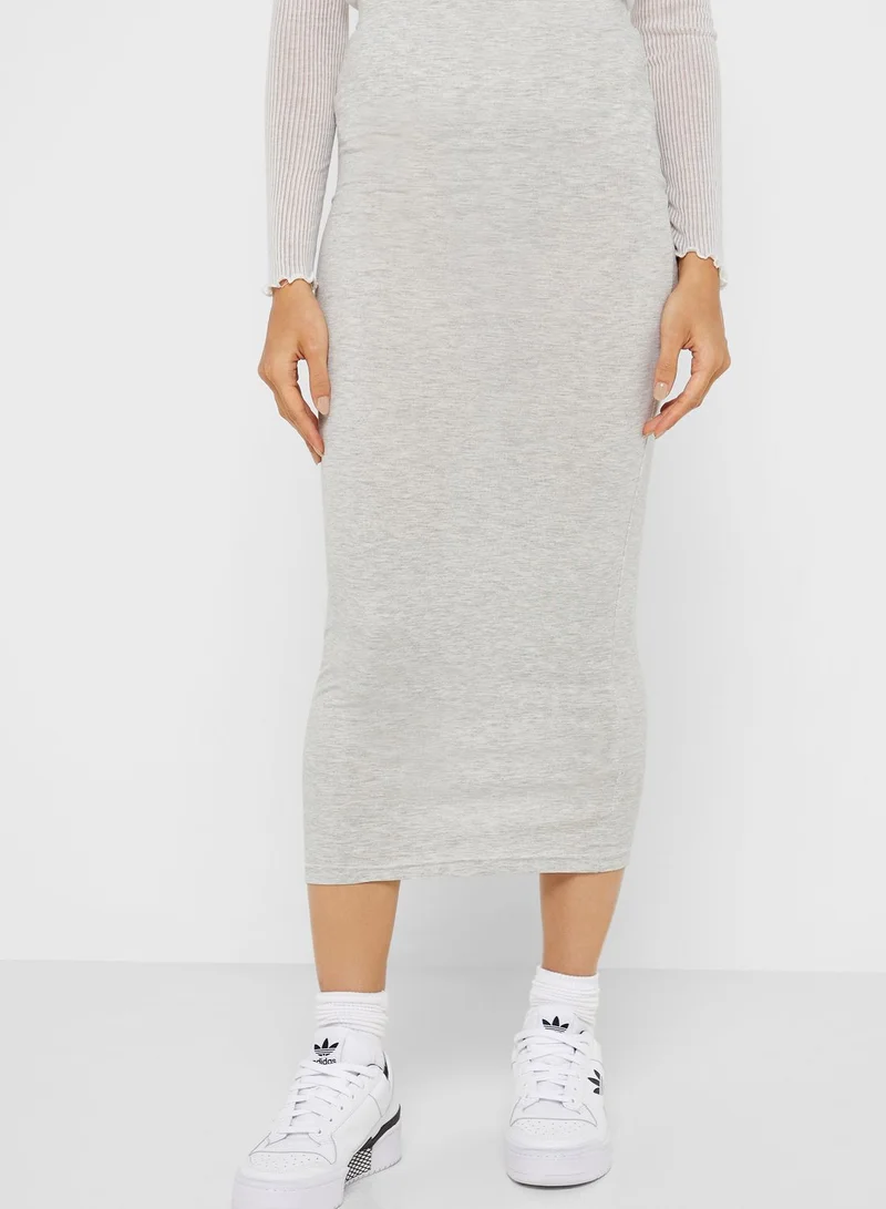 Ginger Basics Tube Midi Skirt