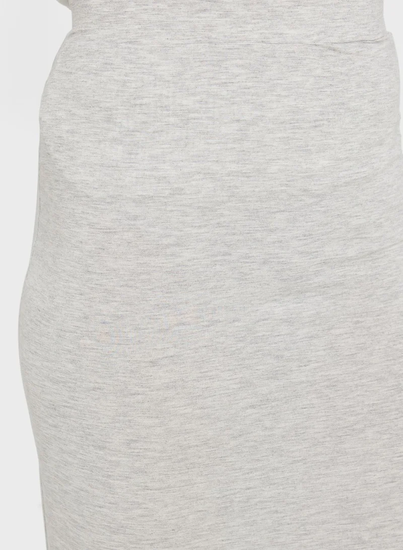 Ginger Basics Tube Midi Skirt