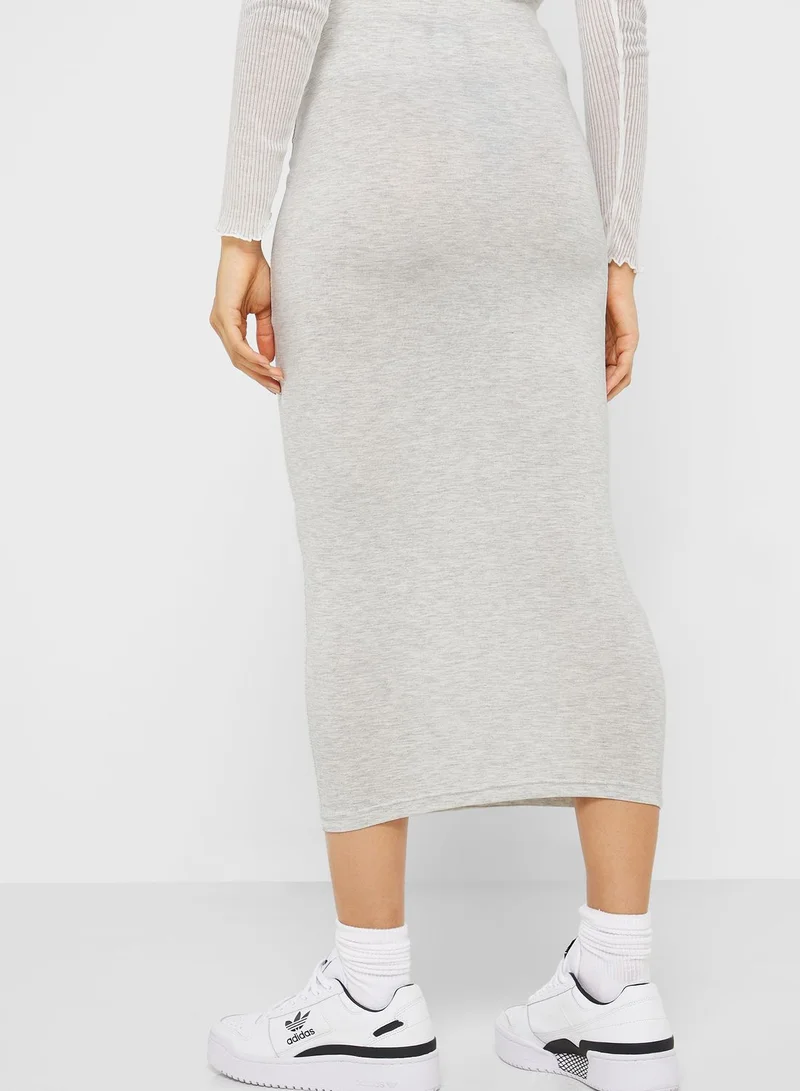 Ginger Basics Tube Midi Skirt