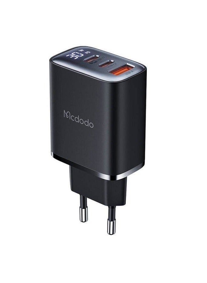 مكدودو شاحن Mcdodo CH-2180 2xUSB-C + USB-A بقدرة 30 وات - Image 2