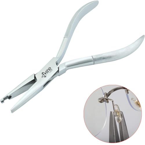 Spire tools ® Nose Pad Arm Adjusting Pliers Eyeglass Arms Frame Eyeglasses Nose Pad Remover, Multi-purpose Optical Optician Tools for Glasses Repair Assembling & Adjusting - Image 3
