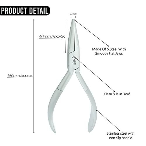 Spire tools ® Nose Pad Arm Adjusting Pliers Eyeglass Arms Frame Eyeglasses Nose Pad Remover, Multi-purpose Optical Optician Tools for Glasses Repair Assembling & Adjusting - Image 4