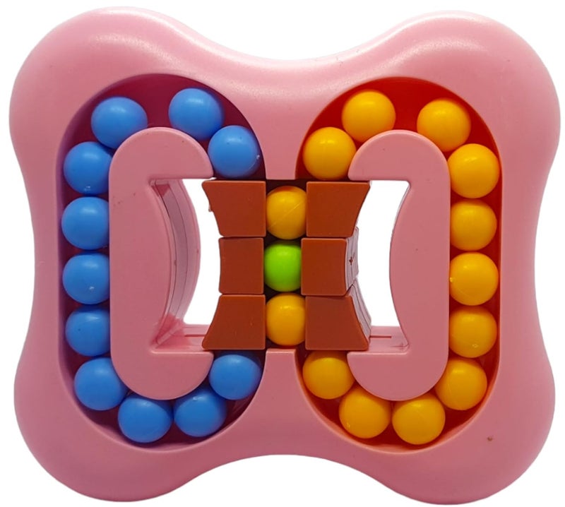 PLUSPOINT IQ Ball Puzzle Rotating Magic Bean Cube Toy for Children - Engaging Mind-Bending Puzzle Game with Multiple Challenges to Boost Concentration and Problem Solving - Image 1