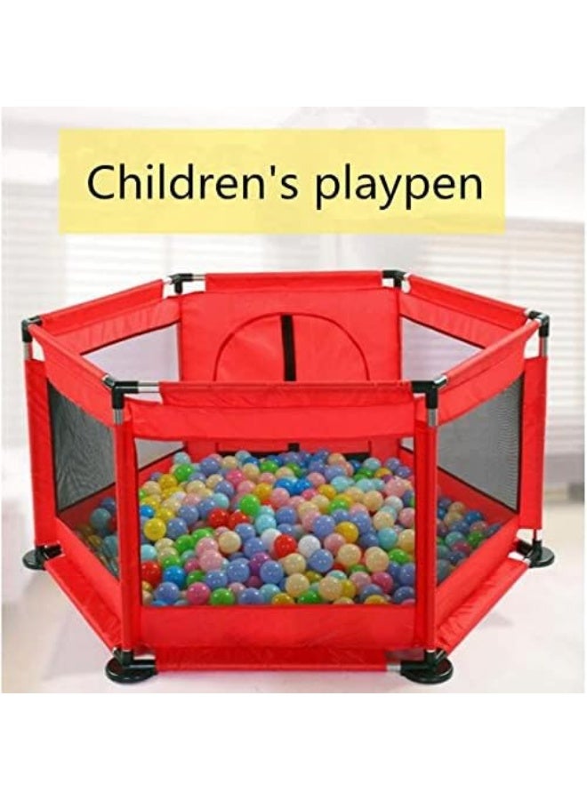 سياج لعب الأطفال بيت اللعب التفاعلي للأطفال غرفة toddlers مع بوابة أمان (السجادة غير مشمولة) - Image 5
