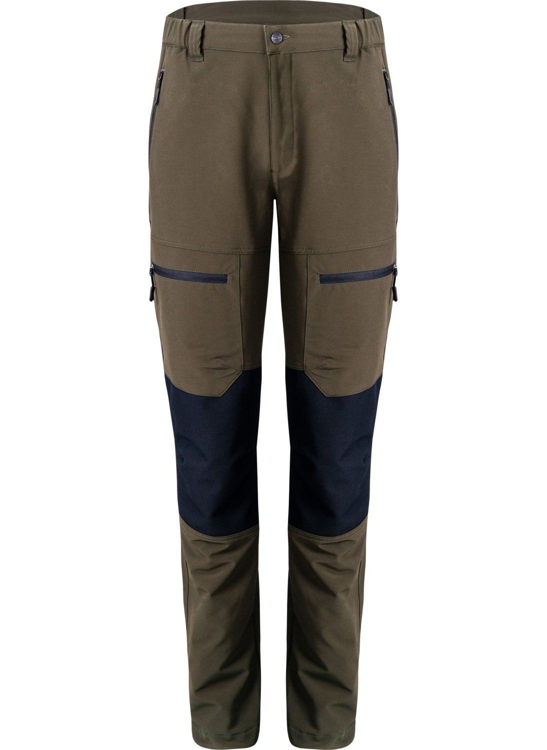 Luo Camp - Air Dry Performance Men's Outdoor Pants Water and Windproof - Special Stitching + Belt Gift, Khaki - Image 1