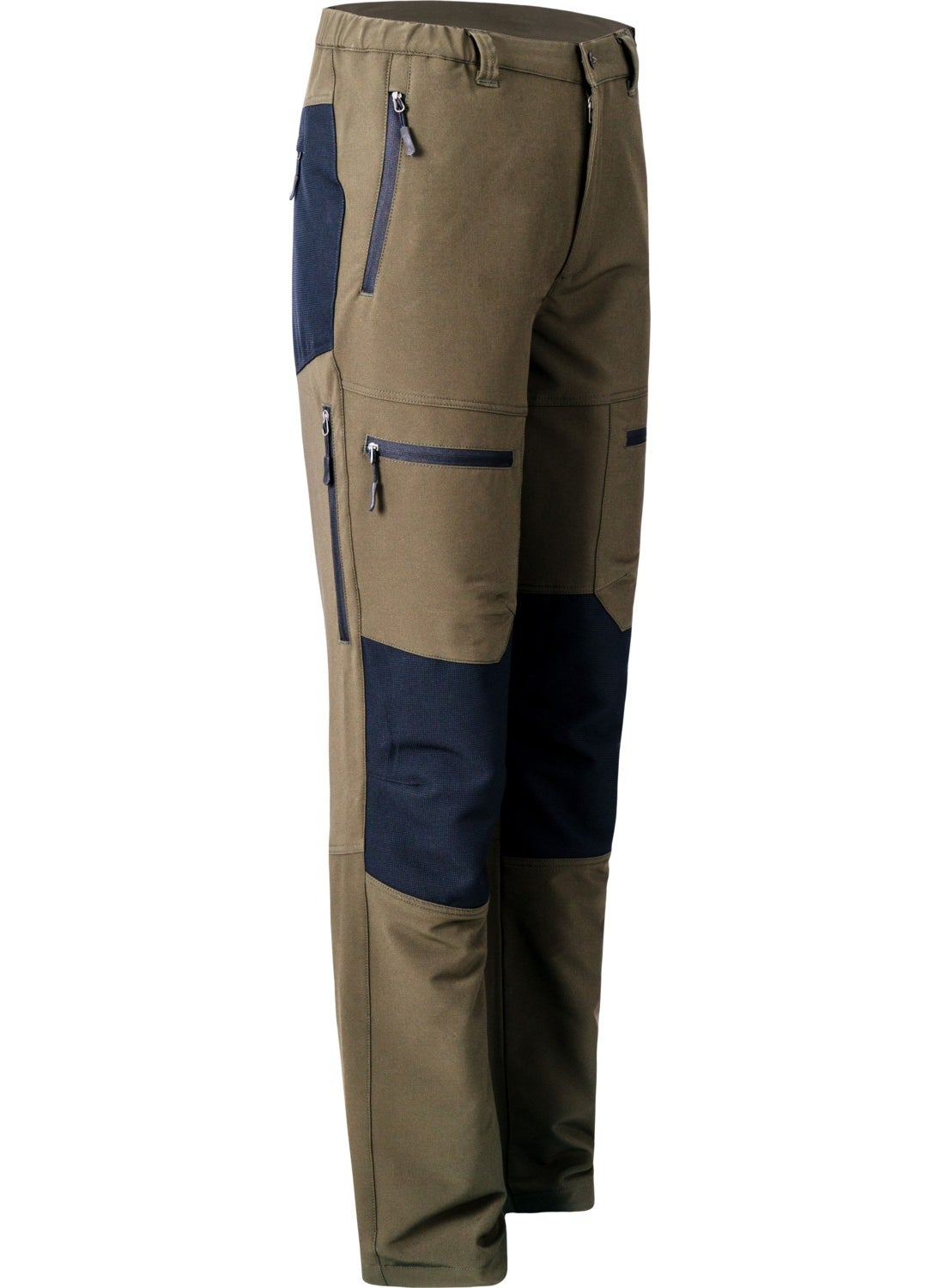 Luo Camp - Air Dry Performance Men's Outdoor Pants Water and Windproof - Special Stitching + Belt Gift, Khaki - Image 1