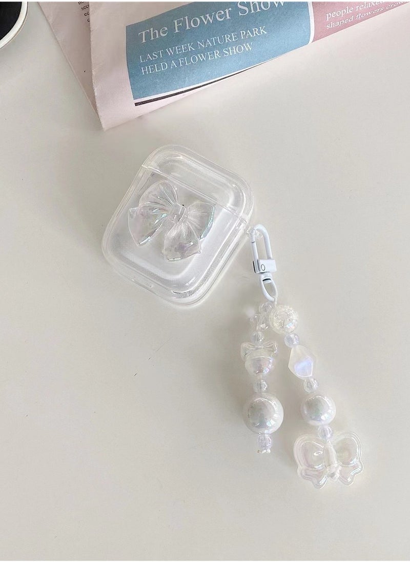 هوم كليرانس سايل - حالة حماية الرسومات الفراشة لـ AirPods1/2 - Image 1