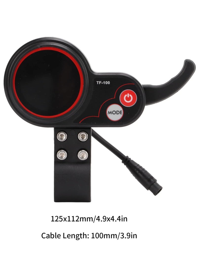 Excefore - Electric Scooter Display Panel, 48V TF‑100 Display 6 Pin Communication Instrument, Electric Control Board Compatible with KUGOO M4 Electric Scooter Controller - Image 1