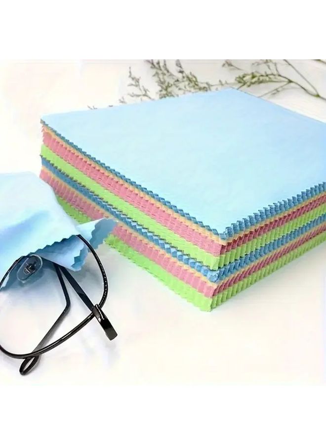Disposable Microfiber Cleaning Cloth 10pcs Non Marking Scratch Resistant For Glasses Phones Laptops - Image 1