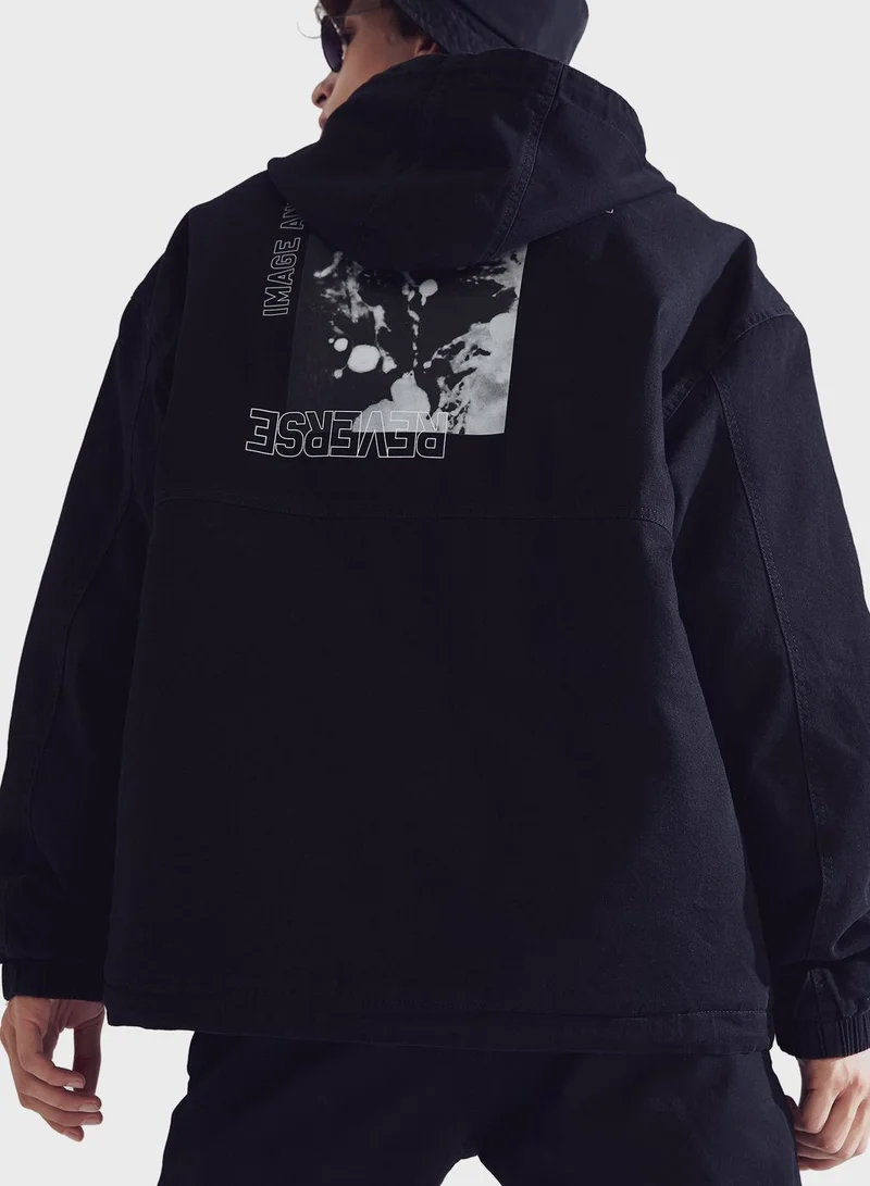 DeFacto Essential Hooded Jacket