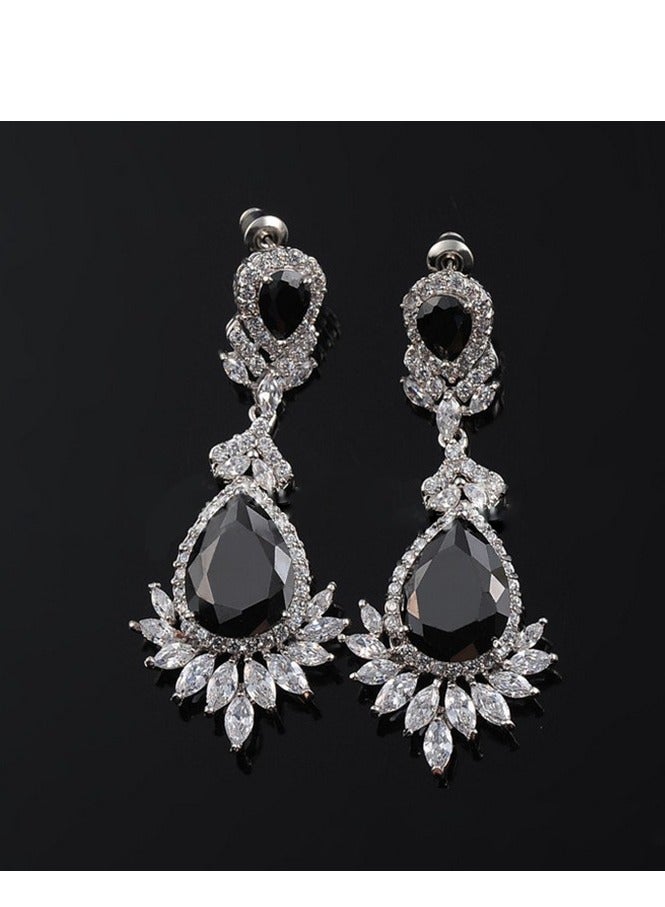Fashion Wedding Dress Water Drop Earrings Gift