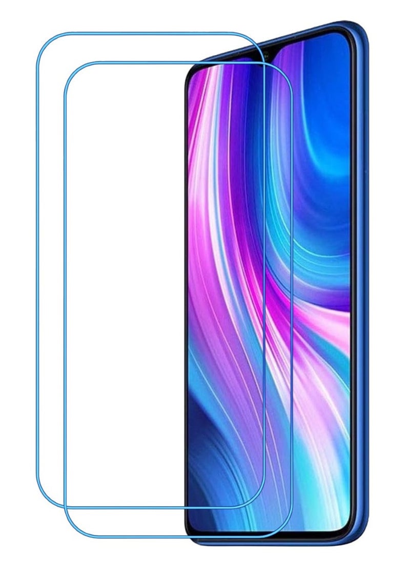 ACLIX 2 Pieces Antistatic ESD Dustproof Premium Quality High Definition Clear Tempered Glass Screen Protector Designed For Xiaomi Redmi Note 8 Pro - Image 1