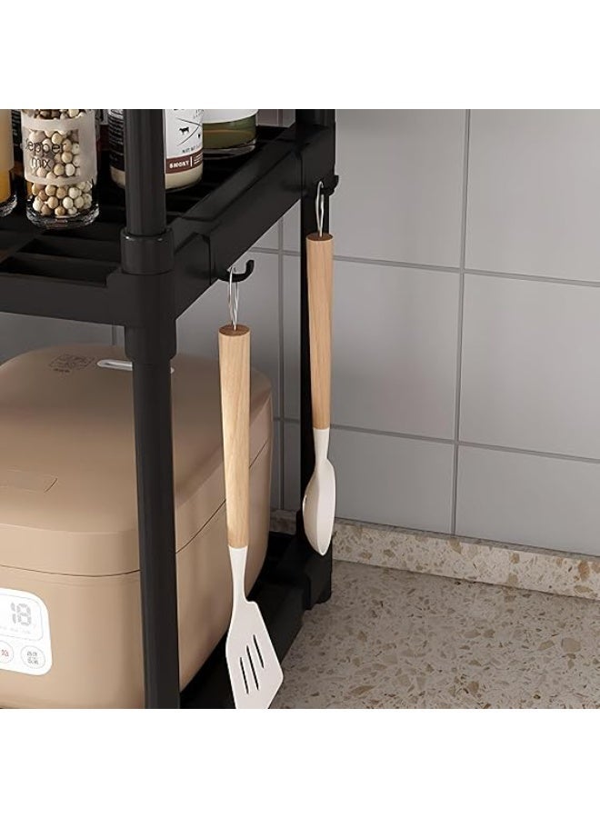 Heavy-Duty Appliance Holder with Clear Instructions, Suitable for Microwave and Oven, Dimensions 26x48x71 cm for Spacious Storage - Image 3