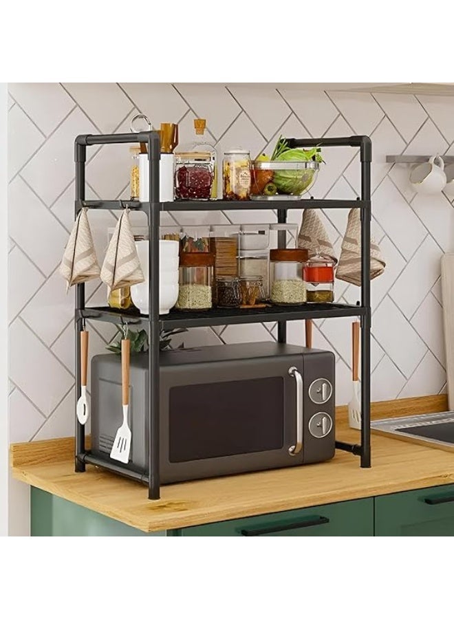 Heavy-Duty Appliance Holder with Clear Instructions, Suitable for Microwave and Oven, Dimensions 26x48x71 cm for Spacious Storage - Image 1