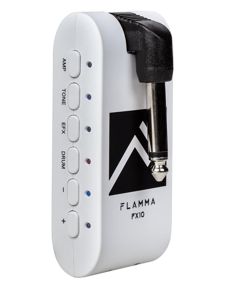 FLAMMA Guitar Headphone Amp Portable with 28 Drum Grooves 14 Built-in Effects 14 Amplifier Models 5 Tone Colors Support Bluetooth USB Audio Recording and Playback OTG Function Home Practice - Image 1