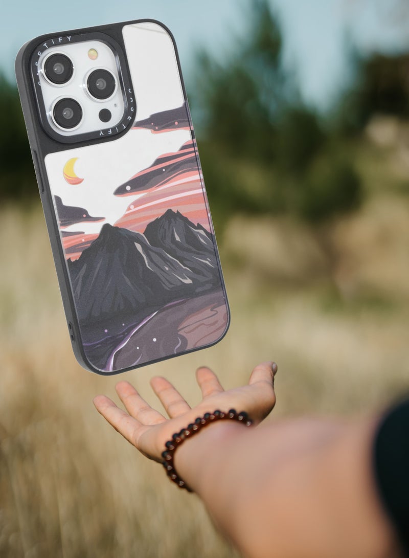 Casetify iPhone 14 Pro Cover Luxury Plating Embossed Hard Phone Case Tempered Glass Back Cover - Image 3