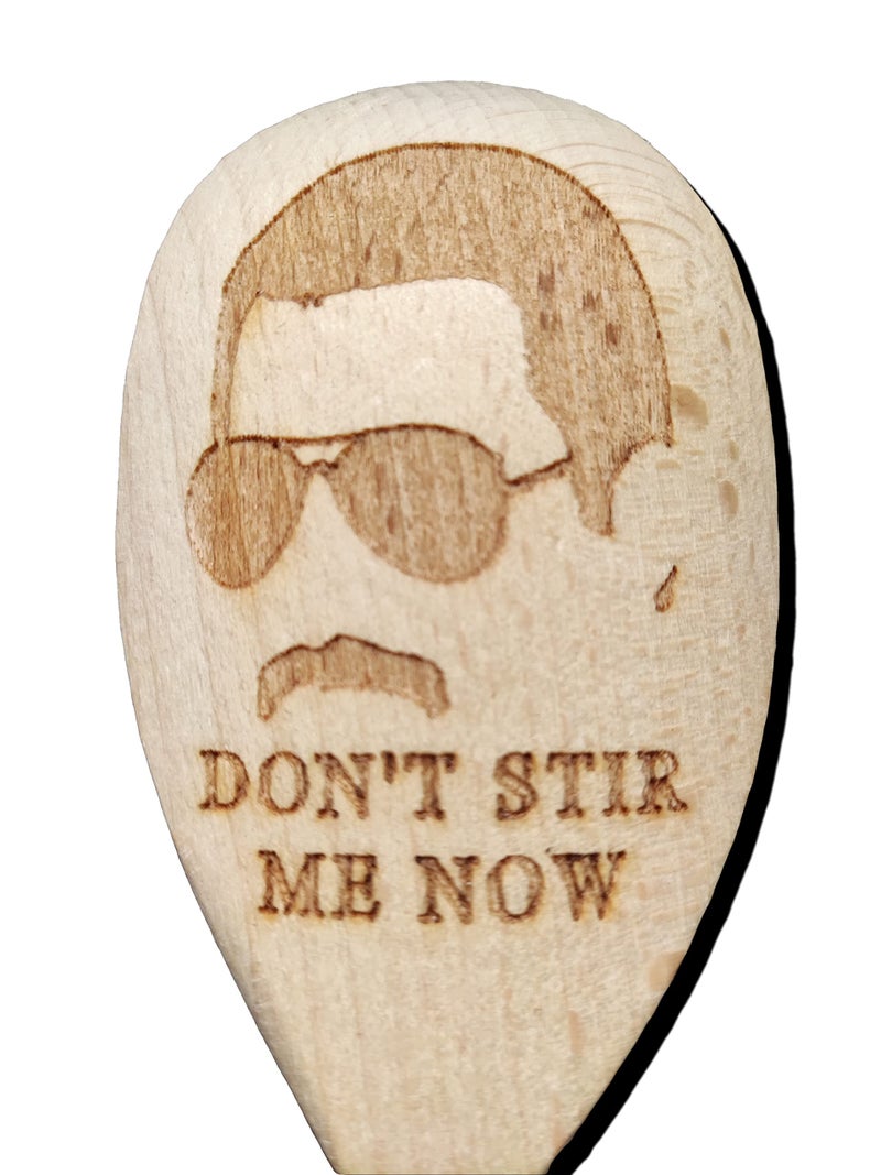 Queen Freddie Mercury Inspired Wooden Baking Spoon Wood Kitchen Cooking Birthday Present Fan Gift