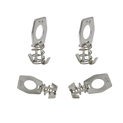 DEHOMKUS 4Pcs RV Water Heater Door Latch Metal Replacement Part for RV Camper Water Heater Door Latch Assembly or Gas Bottle Cover - Image 1