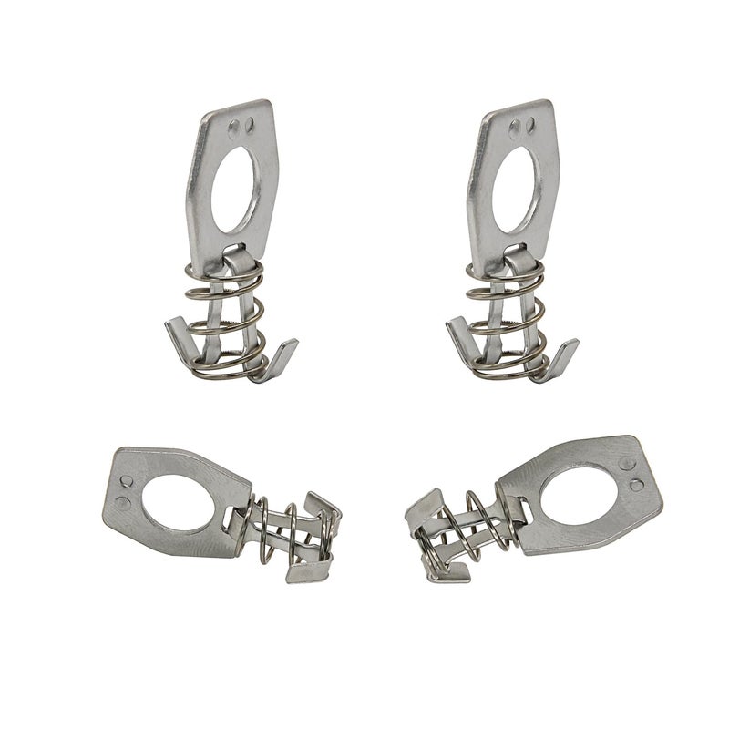 DEHOMKUS 4Pcs RV Water Heater Door Latch Metal Replacement Part for RV Camper Water Heater Door Latch Assembly or Gas Bottle Cover - Image 2