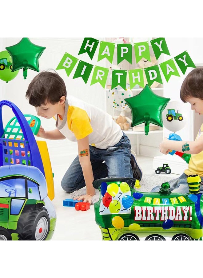 Zeemey - 5 Year Transportation Theme Party Balloon Garland Set with  Happy Birthday Banner,sticker,Perfect for Graduation Baby Shower Birthday Party Backdrop Decoration,Suitable for Indoor and Outdoor - Image 1