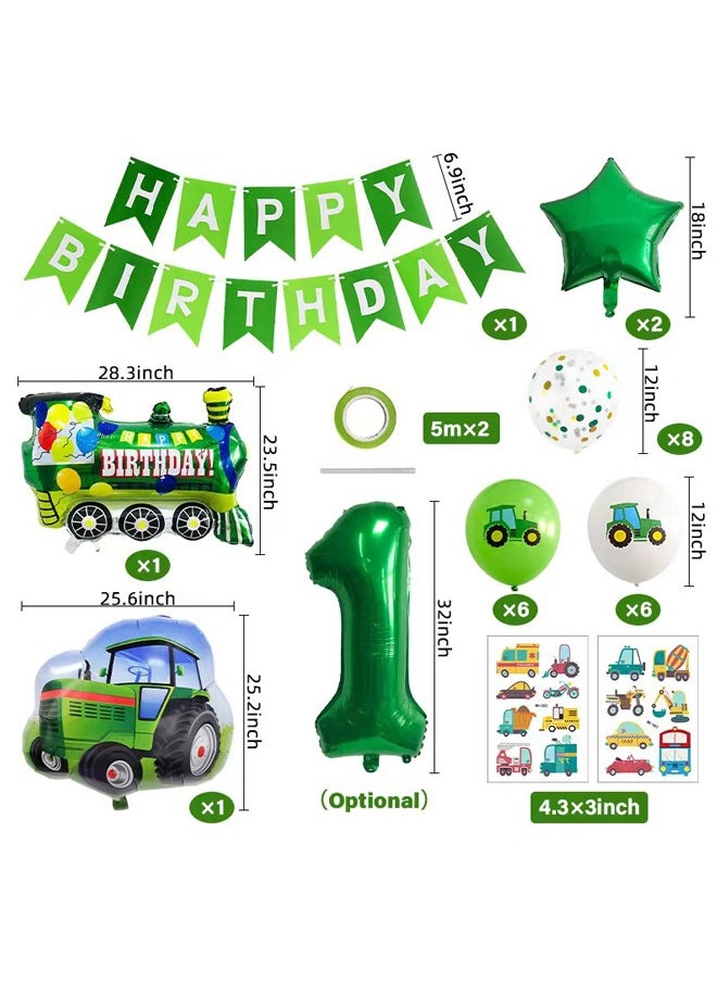 Zeemey - 5 Year Transportation Theme Party Balloon Garland Set with  Happy Birthday Banner,sticker,Perfect for Graduation Baby Shower Birthday Party Backdrop Decoration,Suitable for Indoor and Outdoor - Image 1