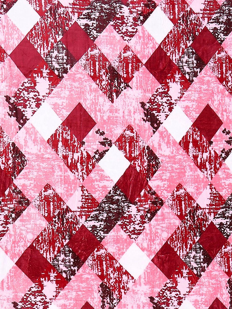 Monte Carlo Magenta Printed Single Bed 240 GSM Ac Blanket (Width 160 CM, Length 220 CM) - 3 - Image 5