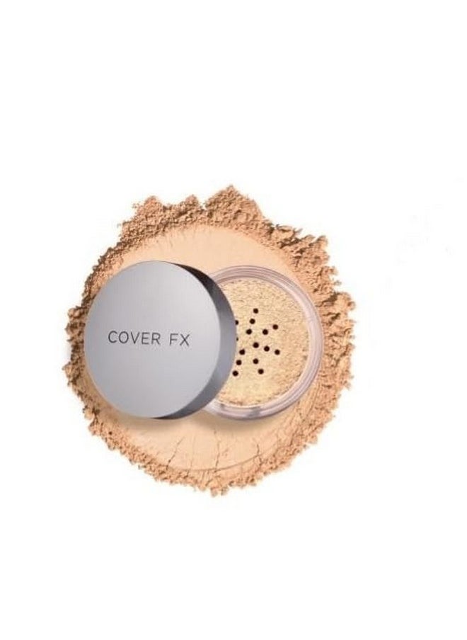 COVER FX - COVER FX Illuminating Setting Powder - Shade Light - Radiant Loose Makeup Finishing Powder - Lock in Makeup - Blurs Fine Lines - Full Size - Image 1