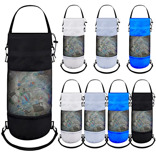 Patelai 8 Pcs 58 Pcs Portable Boat Trash Bags Container Mesh Trash Bags Can Reusable Garbage Container for Men Women Adults Kayak Camper Fishing Sea - Image 1